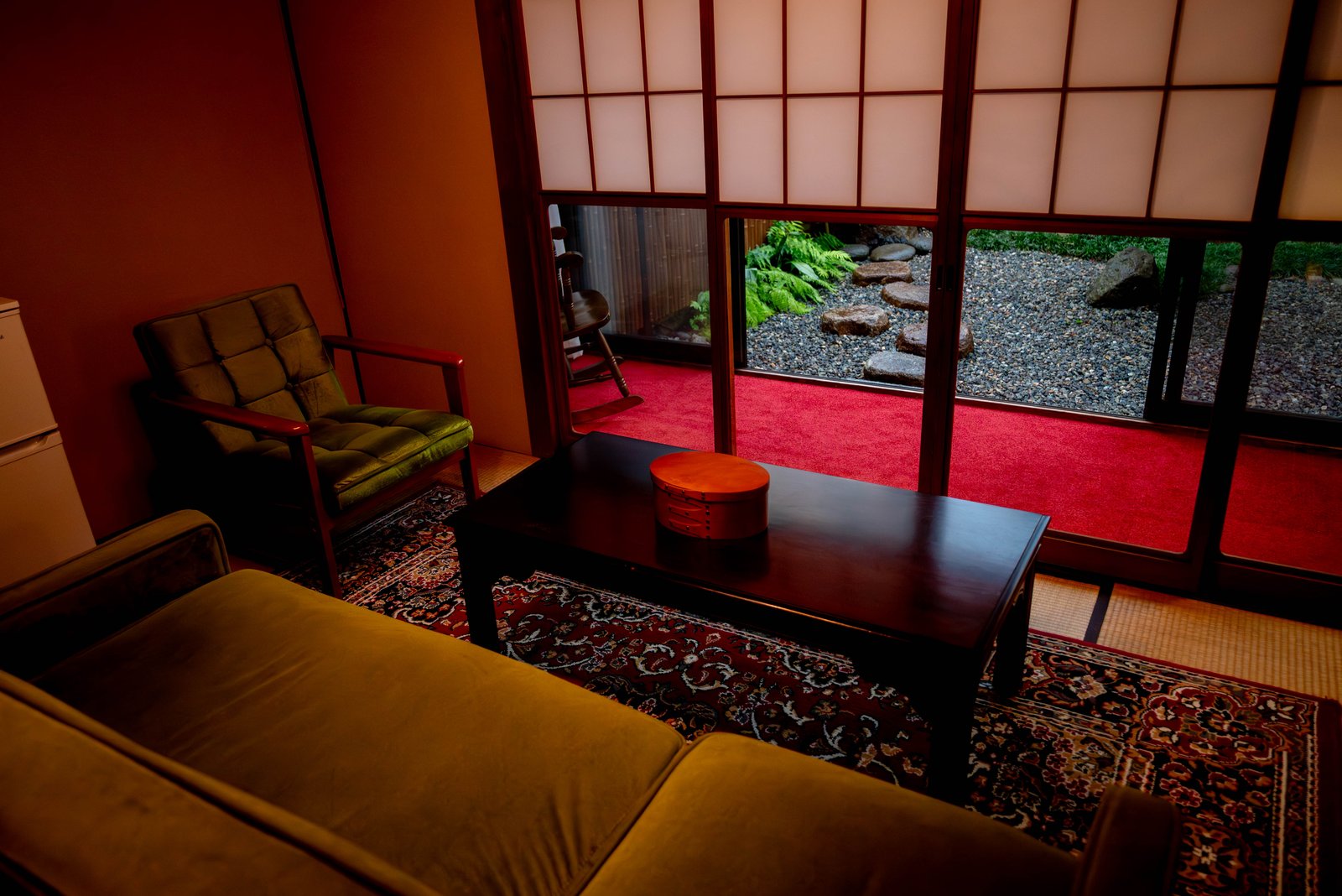 Shiragiku Villa — view of the Japanese garden